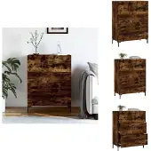 vidaXL Sideboard Räuchereiche 69,5x34x90 cm Holzwerkstoff
