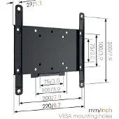 Vogel's MA2000 109,2 cm (43") Schwarz