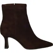 Tamaris Stiefelette , Damen, Gr. 39, Synthetik Textil, braun (mokka), Veloursleder, unifarben, Schuhe Stiefelette, Trichterabsatz, Ankleboots mit zweckmäßigem Innenreißverschluss, Topseller