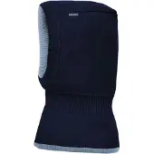 Maximo Wendemütze reine Merinowolle, reversible, doppelt gestrickt, Ausgenähtes Halsteil