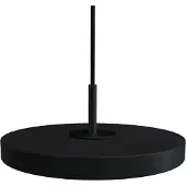 UMAGE Asteria Pendelleuchte Micro Black/Black Top - , Schwarz, für Esszimmer, Metall