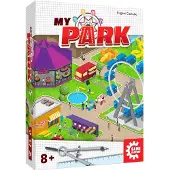 Carletto Deutschland My Park Brettspiel: Taktisches Draften & Attraktionen platzieren, 2-5 Spieler, ca. 30 Min.