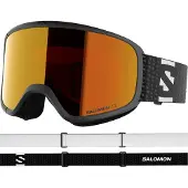 Salomon Kinder Brille GOGGLES LUMI BLACK/Mid Red