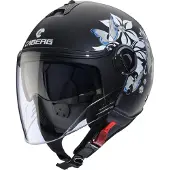 Caberg CabergRivieraV4XMiaMattSchwarzGrauWeißJethelm Größe S