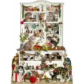 Coppenrath Verlag Wand-Adventskalender - Katzen im Advent
