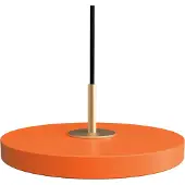 UMAGE Asteria Pendelleuchte Micro V2 Orange - , Asteria Micro V2, dimmbar, Orange, für Wohnzimmer, Metall, Skandinavisch