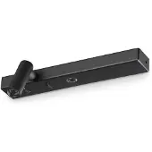 Ideal Lux 336787 BONNE NUIT Wandstrahler mit Schalter LED 7W 420/340lm 3000K schwarz