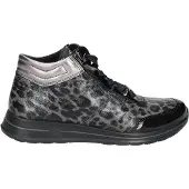 Ara Shoes Hightop-Sneaker Osaka in SCHWARZ/STEEL/GRAPHIT | Gr.: 7