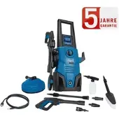 Scheppach Hochdruckreiniger HCE1650, 135 bar, Flächenreiniger Bürsten +Zubehör