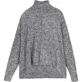 Dreimaster Women Poncho in grey melange | Gr.: M/L