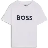 BOSS Kids-T-Shirt aus Baumwoll-Jersey mit Kontrast-Logo Grösse 162