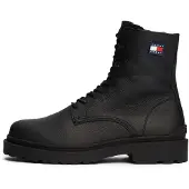 Tommy Hilfiger Schnürschuhe Tjm Lace Up Tumbled High EM0EM01631 Schwarz