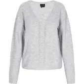 Dreimaster Women Sweater in grey melange | Gr.: M/L