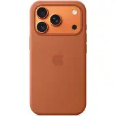 Apple Original iPhone 17 Pro Hülle - Silikon - Backcover/Soft Case - Orange