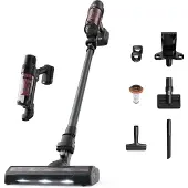 Rowenta RH6A75, 2-in-1-Stabstaubsauger, Beutellos, Schwarz, Rot, Rechteckig, Trocken, Zyklonal