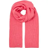 Tom Tailor Damen Cosy Schal, rosa, Uni, Gr. ONESIZE