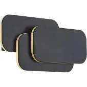 QAZQA Moderne Wandleuchte schwarz inkl. LED 3-Stufen-Dimmbar - Dias