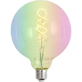 Luumr Smart E27 Dimmbare LED-Glühbirnen G125 RGBW 4W 250lm 2700K