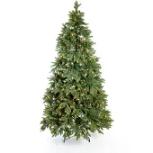 Evergreen , künstlicher Weihnachtsbaum Roswell Kiefer, grün, 210 cm, mit Lichterkette
