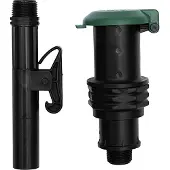 Cornat Wassersteckdose, schwarz/grün, Polypropylen (PP)