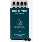 Nordic Oil CBD Softgels mit Melatonin 59 g Kapseln