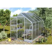 Vitavia Vitavia, Aktionsangebot (inkl. 100 Euro Zubehör): Gewächshaus "Apollo 5000", aluminium eloxiert, 5,0 m², 4 mm HKP