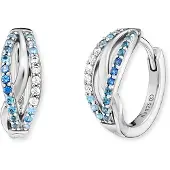 Engelsrufer ERE-OCEAN-ZIM-CR-16 Creole Infinity Silber mit Zirkonia