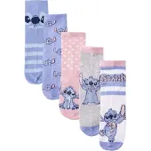 Cerdá Unisex Kids Stitch 5er Pack Socken, bunt, 35-38