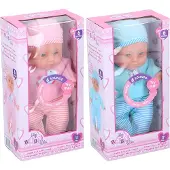 Edco Babypuppe 31cm Sound Laute Geräusche Mädchen Spielzeug Kinder Kleider Kunststoff