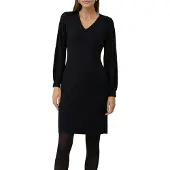 s.Oliver Black Label Strickkleid mit V-Ausschnitt