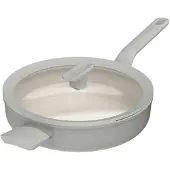 Berghoff Balance Kasserolle mit Griff, 26 cm, 2,9 L, Moonmist, Recyceltes Aluminium - | Leo Line