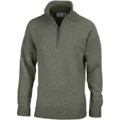 Fjällräven Pullover Övik Lite Half Zip Herren Laurel Green-XXL