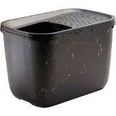 Savic Katzentoilette Hop In schwarz/gold