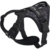 Julius-K9 K9 Longwalk light sele w/handle+trackerpocket,Night Camo,XS