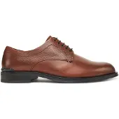 Tommy Hilfiger Herren Derby Schuhe Corporate aus Leder, Braun (Winter Cognac), 4