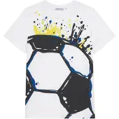 Original Marines T-Shirt DFP4341YM Weiß Regular Fit