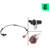 OPTIMAL ABS Sensor Raddrehzahl Hinten Links für NISSAN X-TRAIL (T30) 06-S387