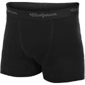 Woolpower Funktionsunterwäsche Boxer Briefs Lite Schwarz Herren-S