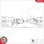 ESEN SKV Antriebswelle 40SKV351