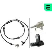 OPTIMAL ABS Sensor Raddrehzahl Hinten für NISSAN Qashqai / Qashqai +2 I (J10, NJ10) 06-S211