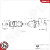 ESEN SKV Antriebswelle 40SKV240