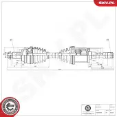 ESEN SKV Antriebswelle 40SKV326