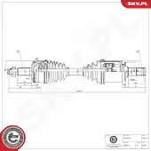 ESEN SKV Antriebswelle 40SKV267