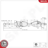 ESEN SKV Antriebswelle 40SKV298