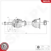 ESEN SKV Antriebswelle 40SKV045