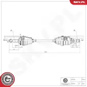 ESEN SKV Antriebswelle 40SKV012