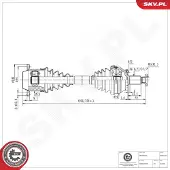 ESEN SKV Antriebswelle 40SKV148