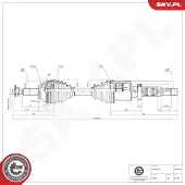 ESEN SKV Antriebswelle 40SKV056