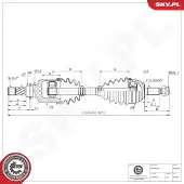 ESEN SKV Antriebswelle 40SKV405