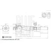 Blue Print Axialgelenk, Spurstange ADBP870088